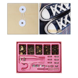 Maxbell Snap Fasteners Button Kits with Fastener Pliers for Jumpsuit Hat Quilt Cover Bronze