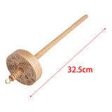 Maxbell Top Whorl Easy to Use 12.80inch Wheel Drop Spindle for Woven Crochet Felting