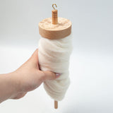 Maxbell Top Whorl Easy to Use 12.80inch Wheel Drop Spindle for Woven Crochet Felting