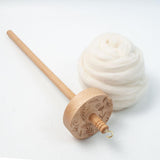 Maxbell Top Whorl Easy to Use 12.80inch Wheel Drop Spindle for Woven Crochet Felting