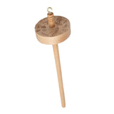 Maxbell Top Whorl Easy to Use 12.80inch Wheel Drop Spindle for Woven Crochet Felting