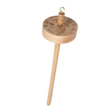 Maxbell Top Whorl Easy to Use 12.80inch Wheel Drop Spindle for Woven Crochet Felting