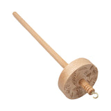 Maxbell Top Whorl Easy to Use 12.80inch Wheel Drop Spindle for Woven Crochet Felting