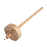 Maxbell Top Whorl Easy to Use 12.80inch Wheel Drop Spindle for Woven Crochet Felting