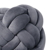 Maxbell Chunky Yarn Crocheting Blankets DIY Jumbo Yarn for Throw Pillow Rugs Crochet Deep Gray