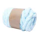Maxbell Thick Chunky Yarn Hand Knitting DIY Weight Yarn for Throw Rug Making Weaving light blue