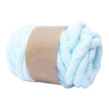 Maxbell Thick Chunky Yarn Hand Knitting DIY Weight Yarn for Throw Rug Making Weaving light blue