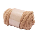 Maxbell Thick Chunky Yarn Hand Knitting DIY Weight Yarn for Throw Rug Making Weaving khaki