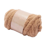 Maxbell Thick Chunky Yarn Hand Knitting DIY Weight Yarn for Throw Rug Making Weaving khaki