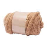 Maxbell Thick Chunky Yarn Hand Knitting DIY Weight Yarn for Throw Rug Making Weaving khaki