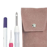 Maxbell Embroidery Punch Needle Set Sturdy Handmade for Children Adults Cross Stitch Gray