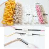 Maxbell Embroidery Punch Needle Set Durable Hand Woven for Children Adults Beginners