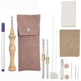 Maxbell Embroidery Punch Needle Set Durable Hand Woven for Children Adults Beginners