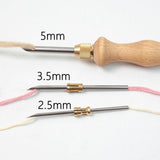 Maxbell Embroidery Punch Needle Set Durable Hand Woven for Children Adults Beginners