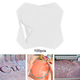 Maxbell 100Pcs Precut Embroidery Topper for Hand Sewing Hand Embroidery Cross Stitch 10 x 10 Inch