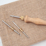 Maxbell Punch Needle Set Adult Needle Threader for 5 mm 2.5 mm 3.5mm Thread and Yarn
