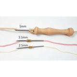 Maxbell Punch Needle Set Adult Needle Threader for 5 mm 2.5 mm 3.5mm Thread and Yarn