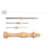 Maxbell Punch Needle Set Adult Needle Threader for 5 mm 2.5 mm 3.5mm Thread and Yarn