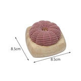 Maxbell Pincushion Kit Durable Pumpkin Shaped for Quilting Embroidery Craft Projects Pink