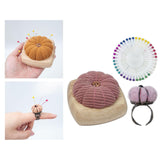 Maxbell Pincushion Kit Durable Pumpkin Shaped for Quilting Embroidery Craft Projects Pink