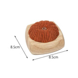 Maxbell Pincushion Kit Durable Pumpkin Shaped for Quilting Embroidery Craft Projects Orange