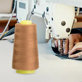Maxbell Polyester Sewing Thread Needlework DIY Quarters Fabric 3000 Yards Each Spool Chocolate