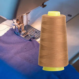 Maxbell Polyester Sewing Thread Needlework DIY Quarters Fabric 3000 Yards Each Spool Chocolate