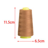Maxbell Polyester Sewing Thread Needlework DIY Quarters Fabric 3000 Yards Each Spool Chocolate