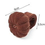 Maxbell Wrist Pincushion Kit Pumpkin Shaped for Needlework Embroidery Craft Projects Brown