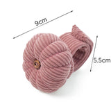 Maxbell Wrist Pincushion Kit Pumpkin Shaped for Needlework Embroidery Craft Projects Pink