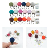 Maxbell 6x Needle Felt Pin Cushion Wearable DIY Crafts for Sewing Quilting Accessory Set A