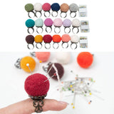 Maxbell 6x Needle Felt Pin Cushion Wearable DIY Crafts for Sewing Quilting Accessory Set A