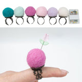 Maxbell 6x Needle Felt Pin Cushion Wearable DIY Crafts for Sewing Quilting Accessory Set B
