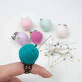 Maxbell 6x Needle Felt Pin Cushion Wearable DIY Crafts for Sewing Quilting Accessory Set B