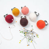 Maxbell 6x Needle Felt Pin Cushion Wearable DIY Crafts for Sewing Quilting Accessory Set C