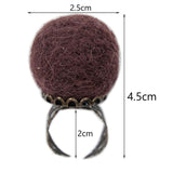 Maxbell 6x Needle Felt Pin Cushion Wearable DIY Crafts for Sewing Quilting Accessory Set C