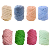 Maxbell Chunky Yarn Weight Yarn Durable Bulky Yarn Washable for Rug Macrame Tapestry Beige