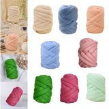 Maxbell Chunky Yarn Weight Yarn Durable Bulky Yarn Washable for Rug Macrame Tapestry Beige