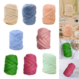 Maxbell Chunky Yarn Weight Yarn Durable Bulky Yarn Washable for Rug Macrame Tapestry Beige