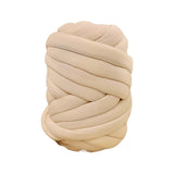 Maxbell Chunky Yarn Weight Yarn Durable Bulky Yarn Washable for Rug Macrame Tapestry Beige