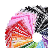 Maxbell 56Pcs Sewing Fabric Quilt Breathable Material for Projects Patchwork Apparel