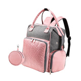 Maxbell Knitting Bag Backpack Knitting & Crochet Supplies Portable Empty Storage Bag pink