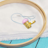 Maxbell Pin Cushion Ring Metal Thimble Pin Holder for Needlework Knitting Stitchwork A