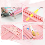 Maxbell Crochet Hook Organizer Empty Zipper Storage Bag Travel Knitting Needle Case