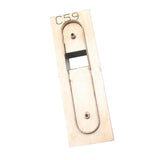 Maxbell Wood Leather Cutting Die DIY Wire Organizer Mold Tools Leather Crafts Cutter