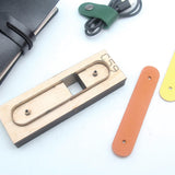 Maxbell Wood Leather Cutting Die DIY Wire Organizer Mold Tools Leather Crafts Cutter