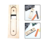 Maxbell Wood Leather Cutting Die DIY Wire Organizer Mold Tools Leather Crafts Cutter