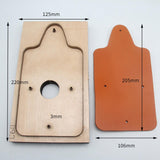 Maxbell Wallet Die Cutting Mold Wooden Making Stencil Card Holder Card Bag Templates