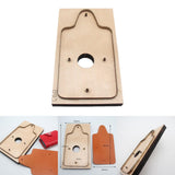 Maxbell Wallet Die Cutting Mold Wooden Making Stencil Card Holder Card Bag Templates