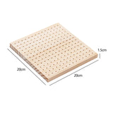 Maxbell Crochet Blocking Board Gifts Blocking Mats for Granny Squares DIY Crocheting 20cmx20cm